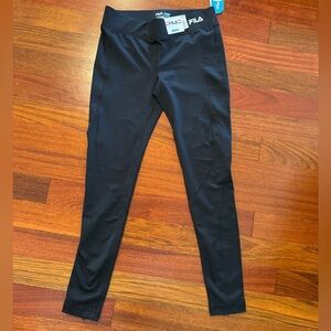 Fila Sport Black Running Leggings Small NWT
